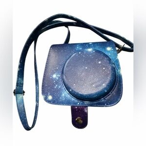 Galaxy Print Instax Mini 9 crossbody bag